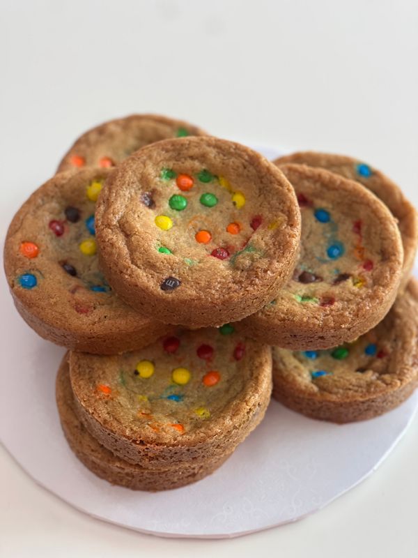 M&amp;M Chocolate Chip Cookies