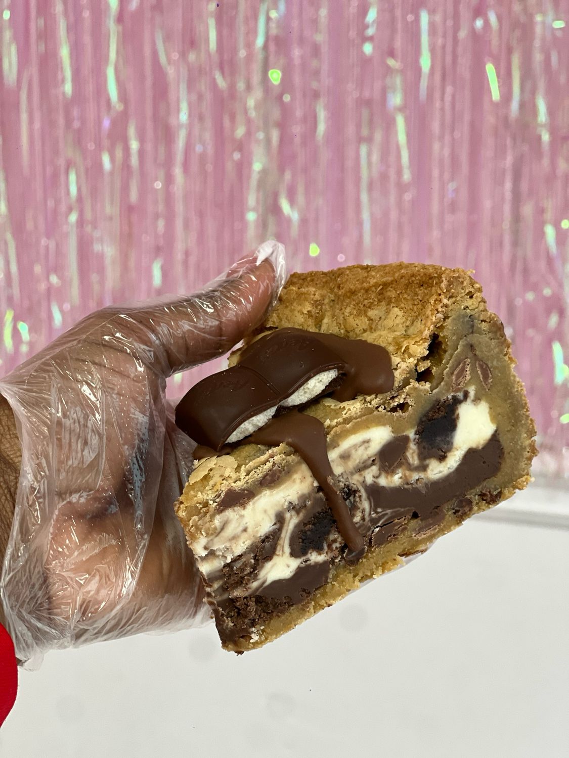 Aero Brownie Cookie Pie