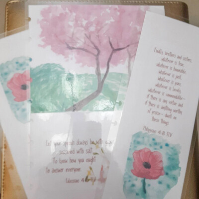 Almond Tree Planner Pocket And Bookmarks