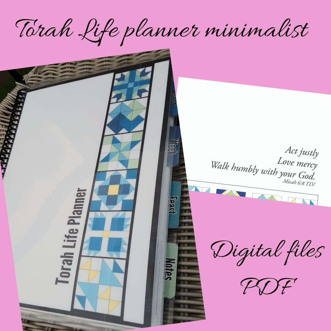 Torah Life planner PDF