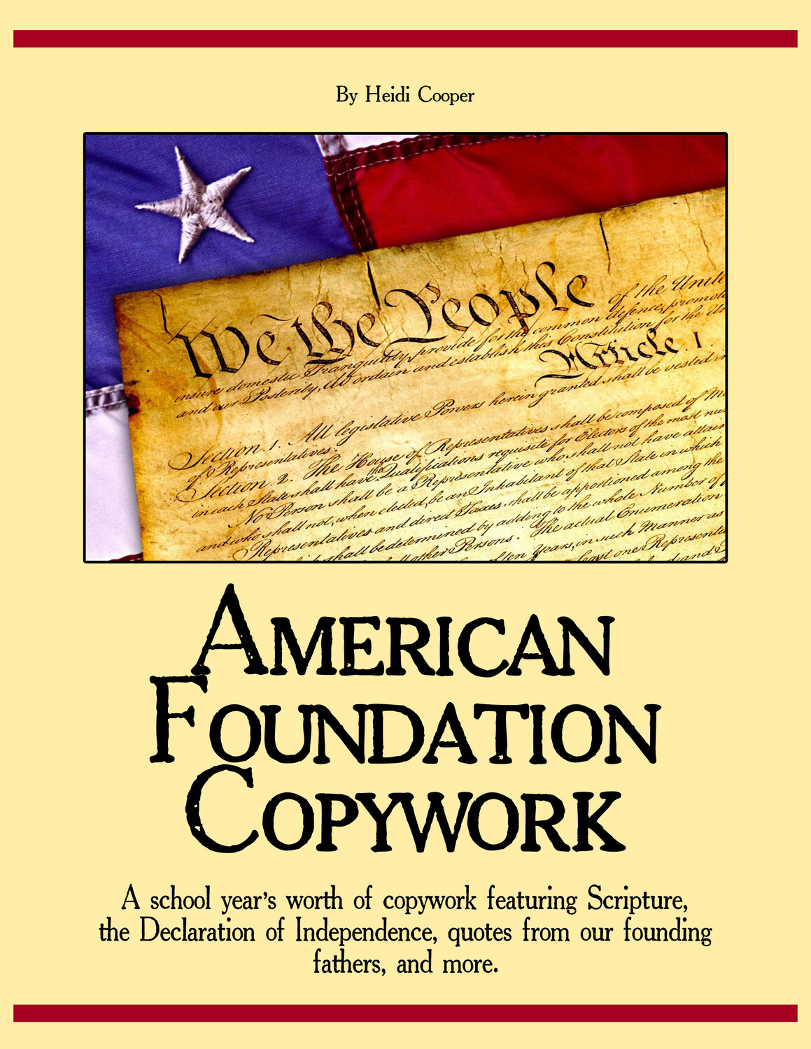 American Foundation copywork