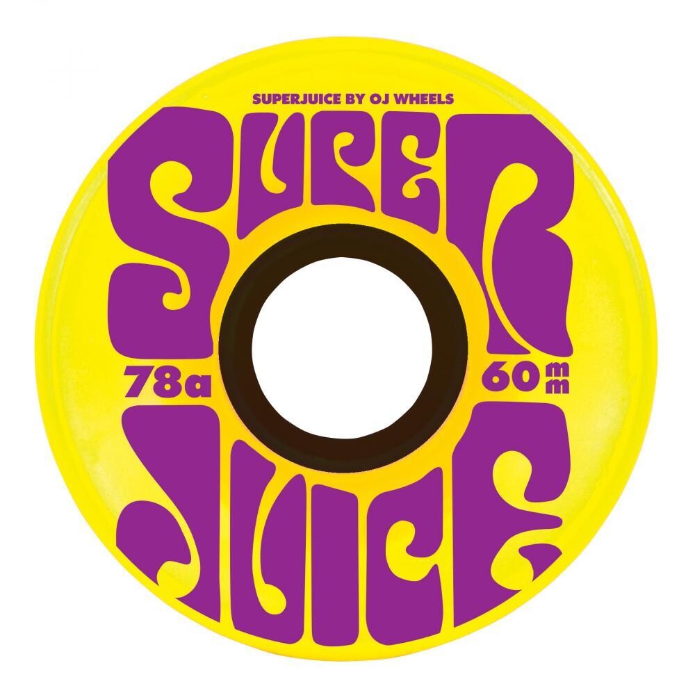 OJ Soft Wheels Mini Super Juice 78a 60mm Yellow