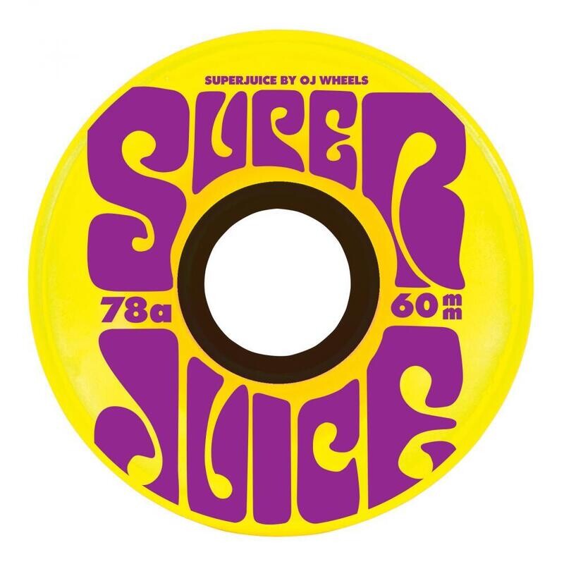 OJ Soft Wheels Mini Super Juice 78a 60mm Yellow