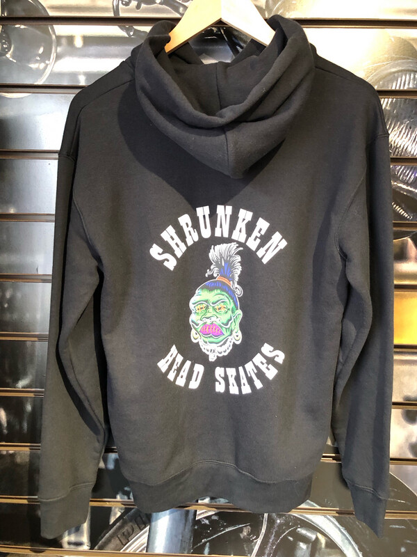 Shrunken Head Hoodie Black