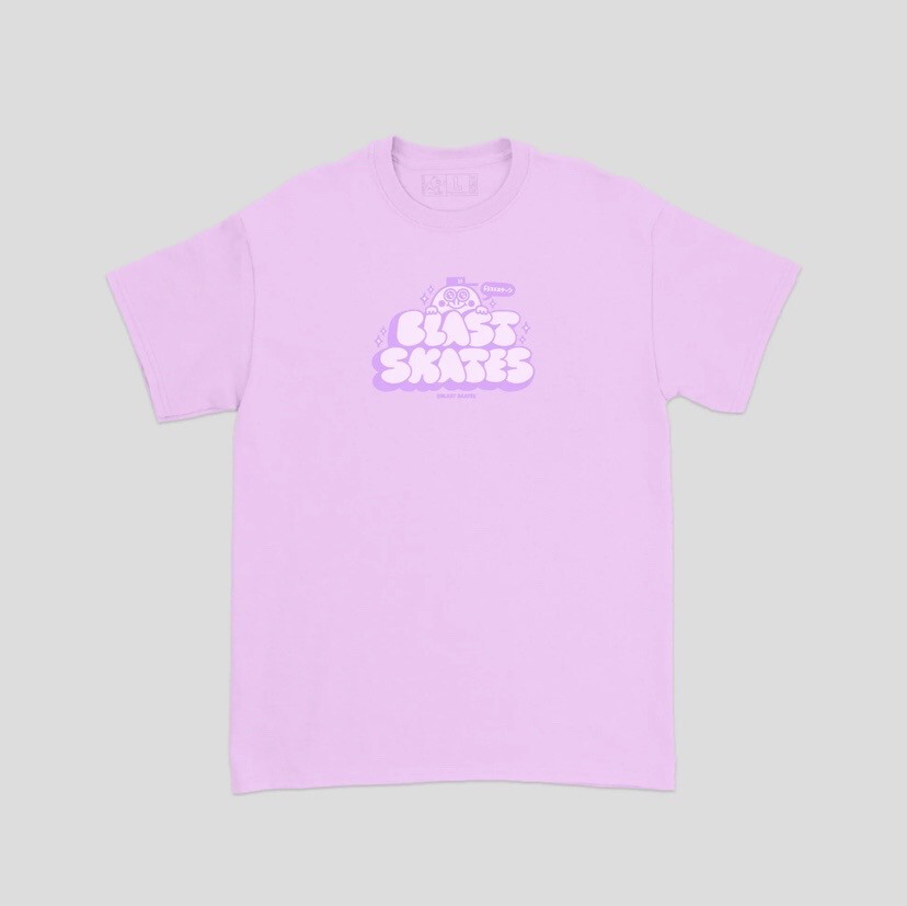 Blast Skates Pink T shirt
