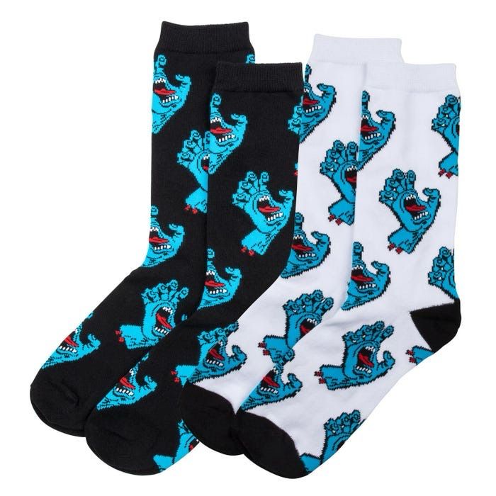 Santa Cruz Socks Multi Hand (2 Pack)