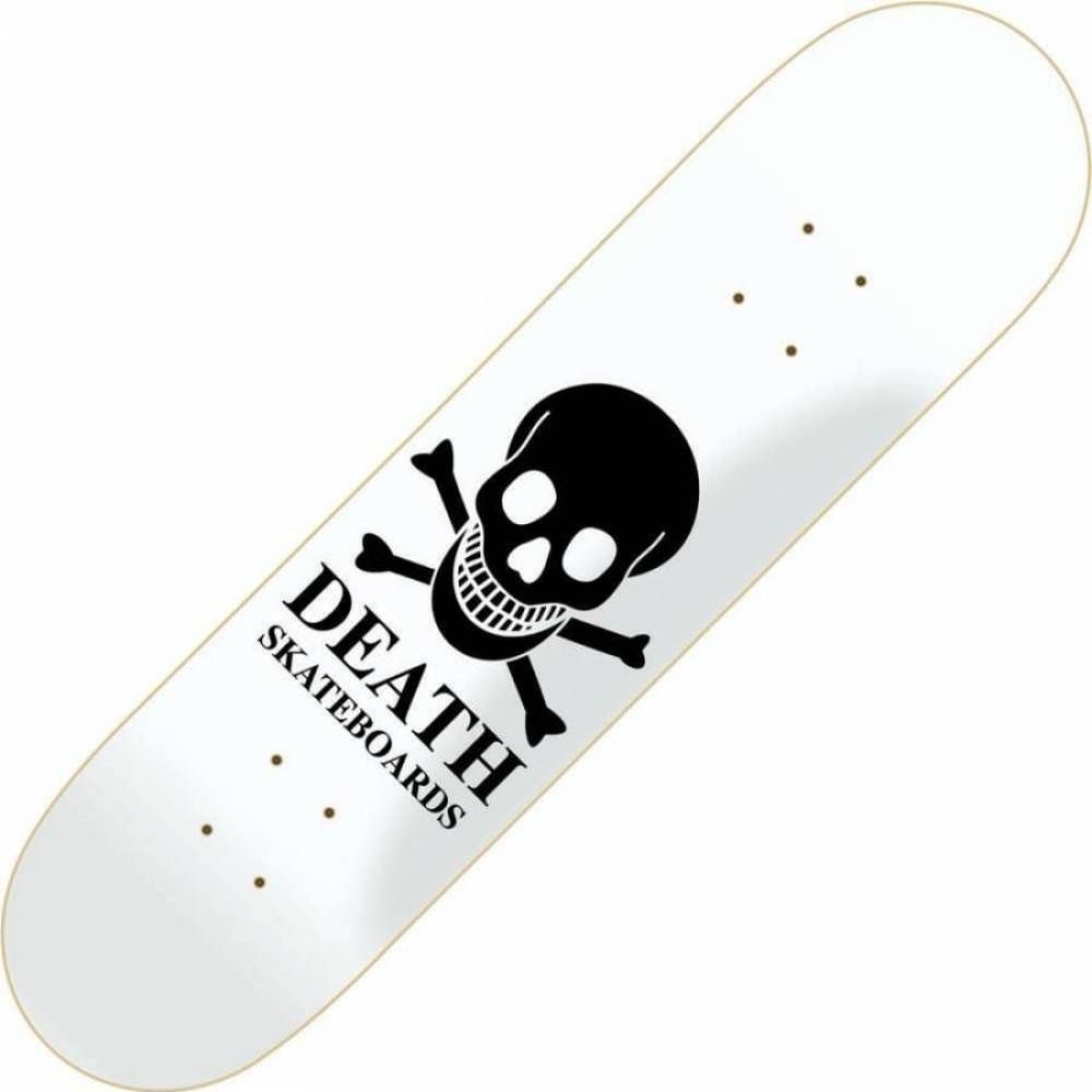 Death Skateboards - OG White Skull 8.375”