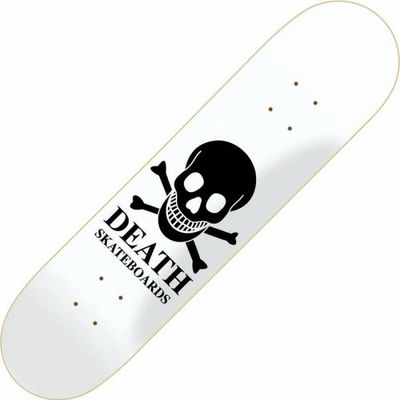 Death Skateboards - OG White Skull 8.375”