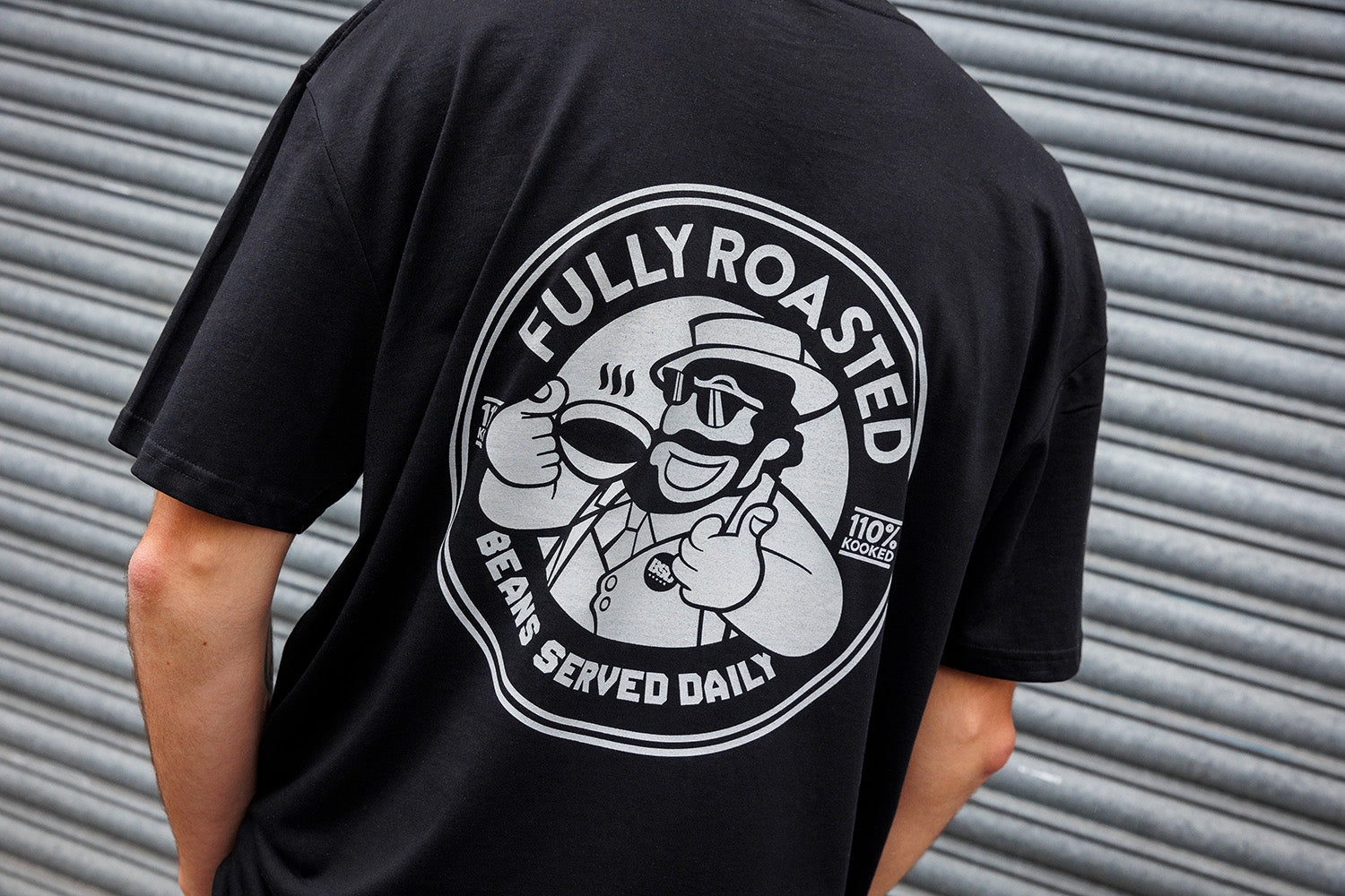 BSD Fully Roasted T-Shirt Black- Medium