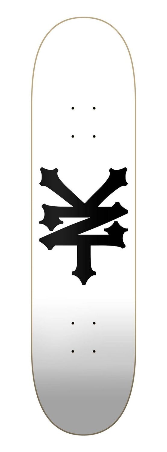 Zoo York OG 95 Crackerjack Skateboard Deck - White/Black 8.375"