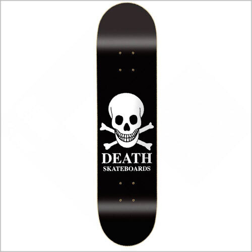 Death Skateboards Deck Skull OG Black Death Skateboards Deck Skull OG Black