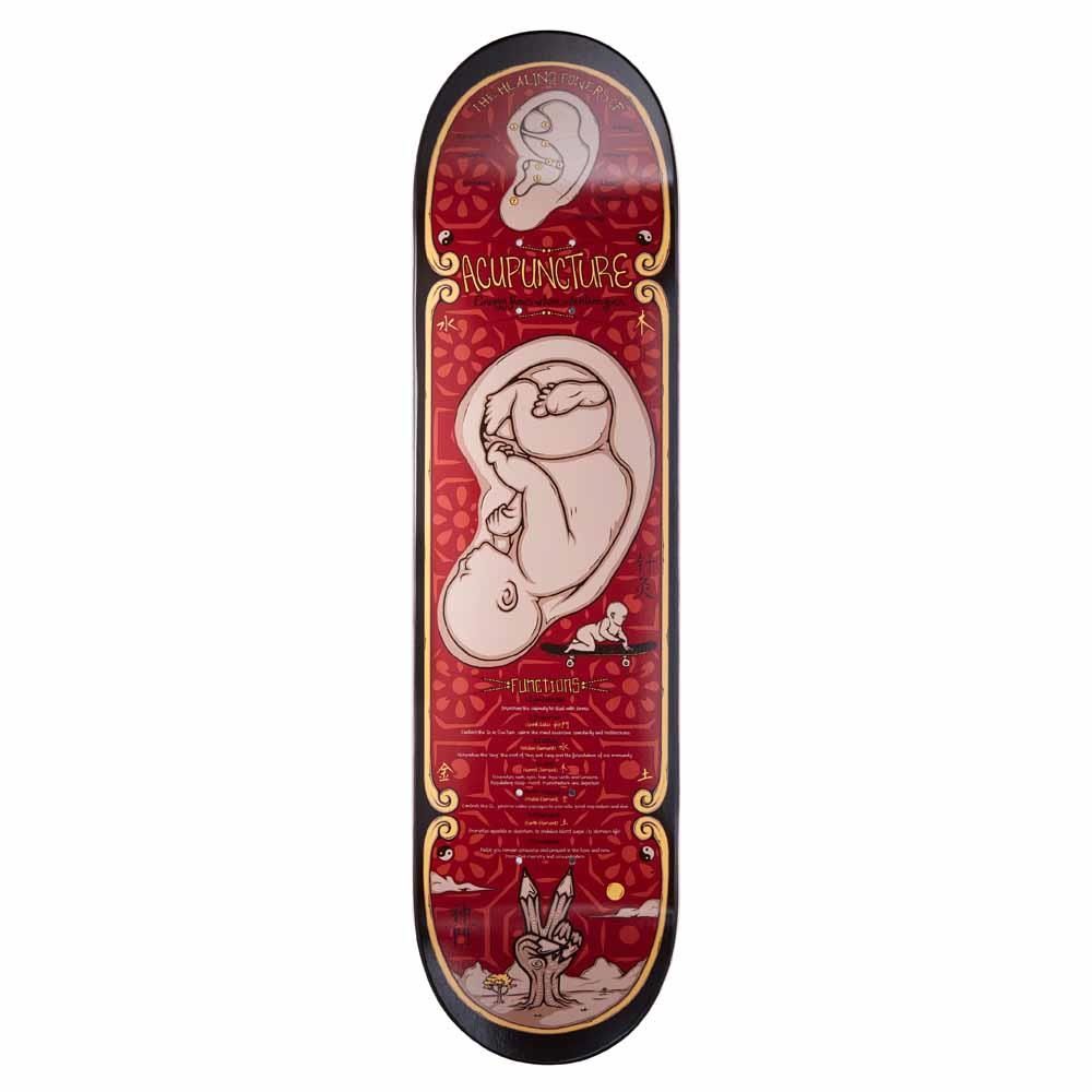 Drawing Boards Acupuncture Skateboard Deck 8.25 Drawing Boards Acupuncture Skateboard Deck 8.25"