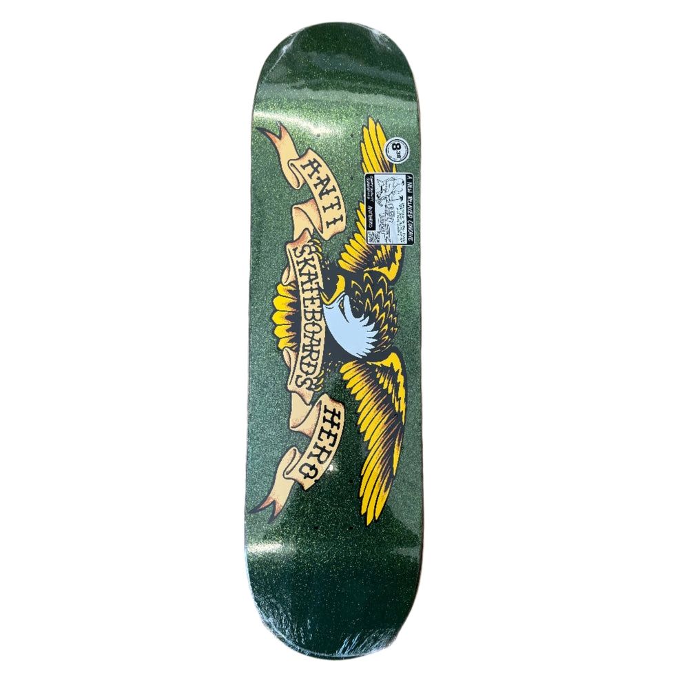 Anti Hero Anti Hero Classic Eagle Easy Rider Skateboard Deck - Green 8.38 Anti Hero Anti Hero Classic Eagle Easy Rider Skateboard Deck - Green 8.38"