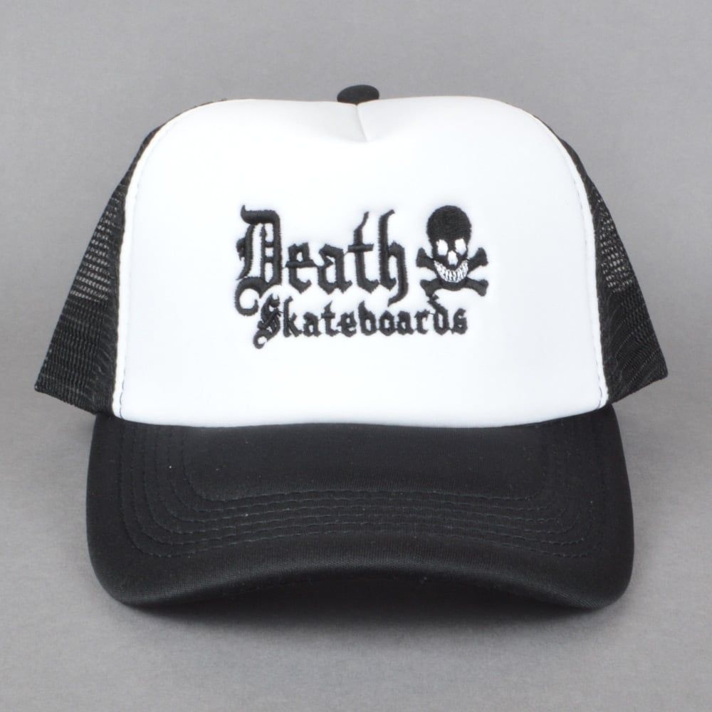 Death Skateboards Death Mesh Cap Black/White