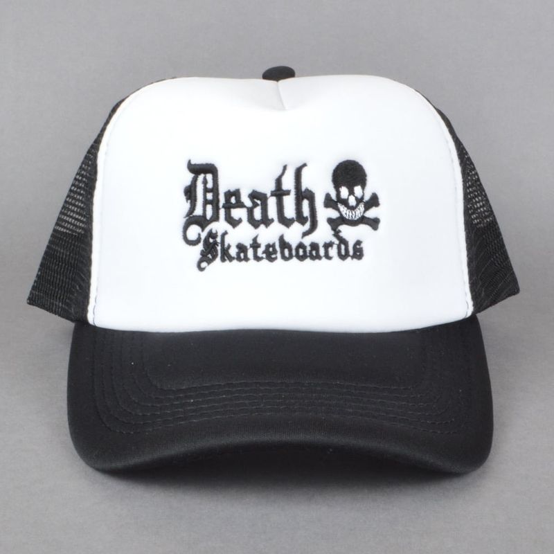 Death Skateboards Death Mesh Cap Black/White