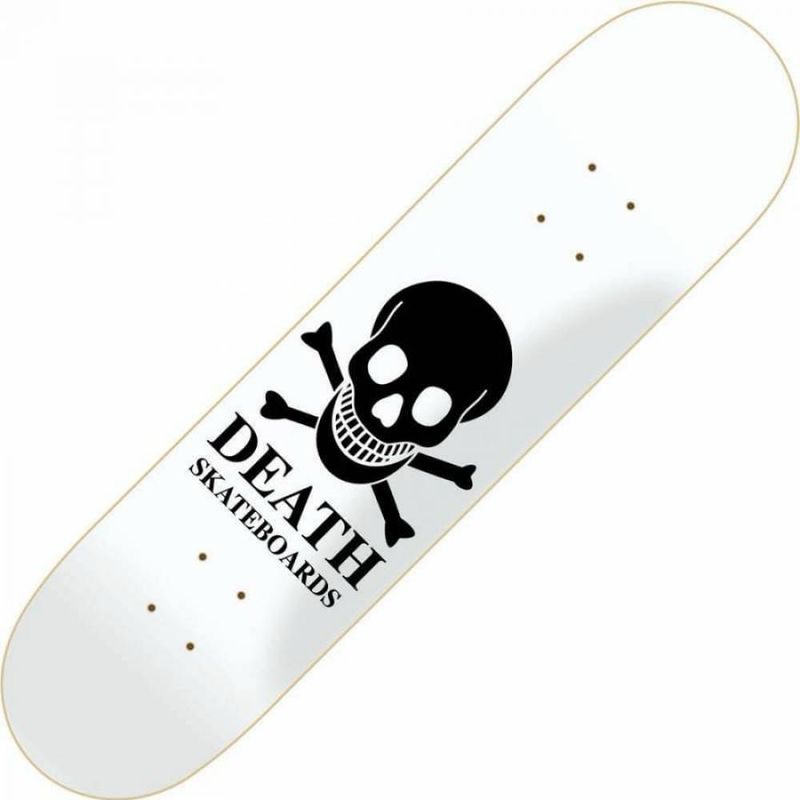 Death Skateboards - OG White Skull 9"
