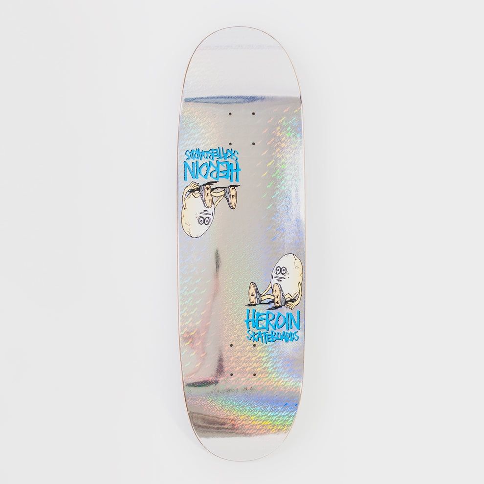 Heroin 9.25 Heroin 9.25" Symmetrical Holo Egg Deck - Holographic