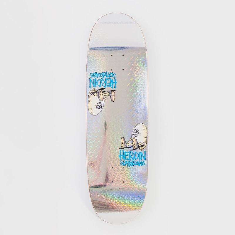 Heroin 9.25" Symmetrical Holo Egg Deck - Holographic
