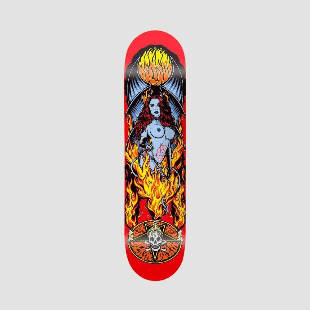 Death Benson Devil Blue Woman Skateboard Deck 8.25"