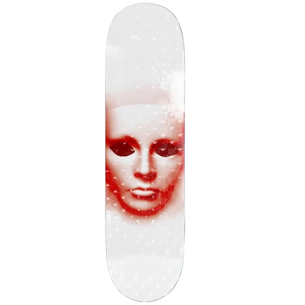 Opera Face EX7 Skateboard Deck White Holographic 8.5'' Opera Face EX7 Skateboard Deck White Holographic 8.5''