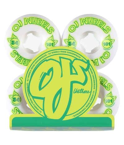 OJ From Concentrate II Hardline Wheels (white green) 54mm 101A 4 Pack OJ From Concentrate II Hardline Wheels (white green) 54mm 101A 4 Pack