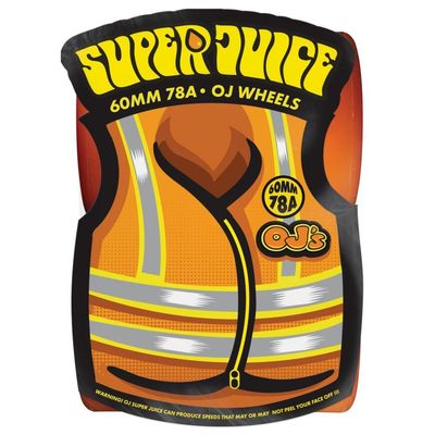 OJ WHEELS  OJ Skateboard Wheels Super Juice 78a Orange 60mm