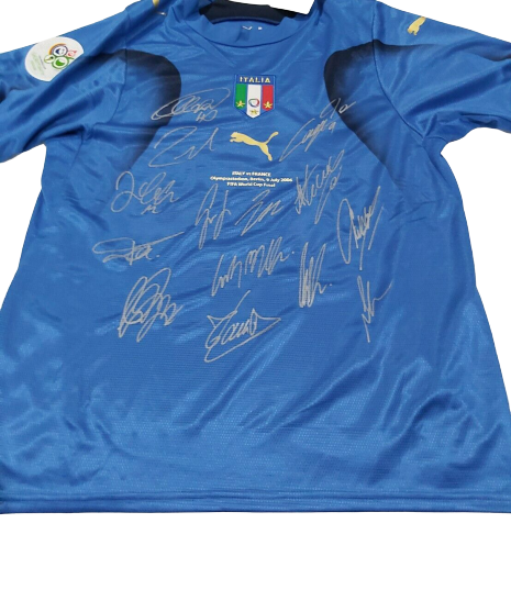 ITALIA MONDIALI WORLD CUP 2006 ITALY WORLD CUP 06 MONDIALI WORLD CUP AUTOGRAFATA SIGNED TEAM SQUADRA AUTOGRAFATA MONDIALI 2006