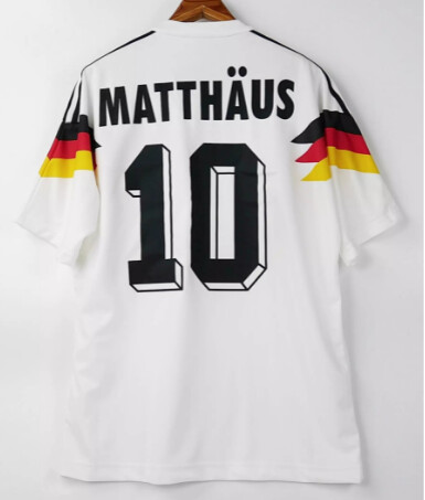 LOTHAR MATTHAUS GERMANY WORLD CUP 1990 MONDIALI MAGLIA JERSEY MONDIALI 1990