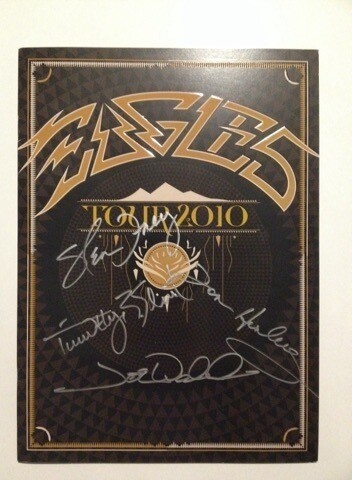Eagles Signed Tour Book Autograph Eagles Autografi
