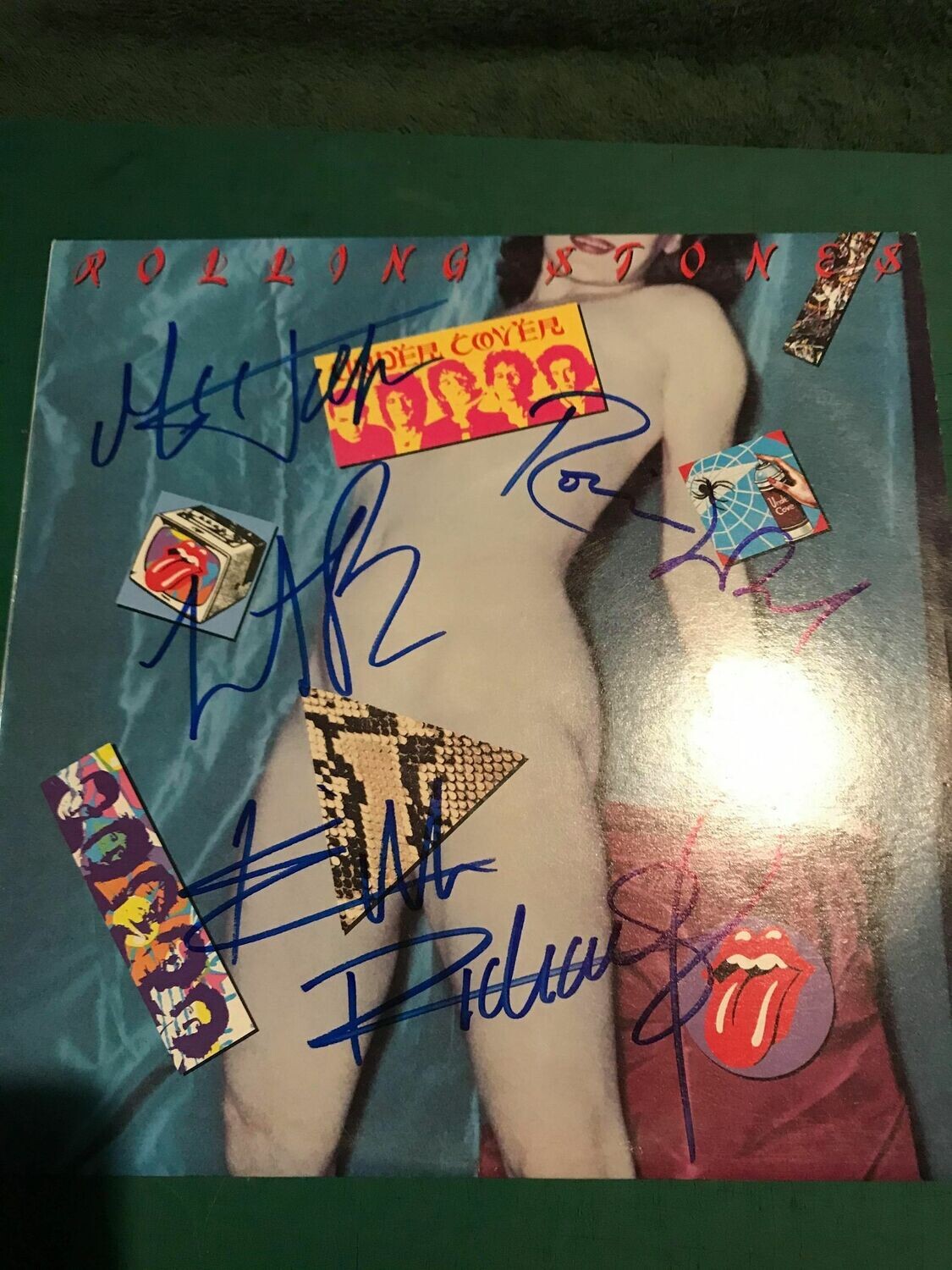 Rolling Stones signed record Autografi Rolling Stones Signed Record Autograph