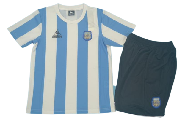 ARGENTINA KIT COMPLETINO BAMBINI KIDS 1986 WORLD CUP