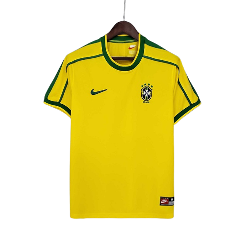 BRASILE BRAZIL MAGLIA JERSEY CAMISETAS WORLD CUP 1998 COPPA DEL MONDO 1998