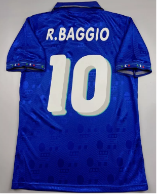 ITALIA ITALY WORLD CUP 1994 MAGLIA JERSEY CAMISETAS ROBERTO BAGGIO 10 DIVIN CODINO