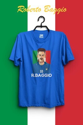 Tshirt ROBERTO BAGGIO ROBY BAGGIO DIVIN CODINO LIMITED EDITION ITALIA ITALY