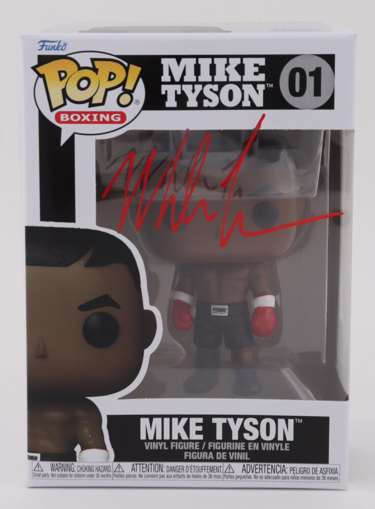 Mike Tyson AUTOGRAPH AUTOGRAFO Signed Boxing POP VINYL AUTOGRAFO MIKE TYSON Da collezzionare Figure MIKE TYSON DOUBLE COA