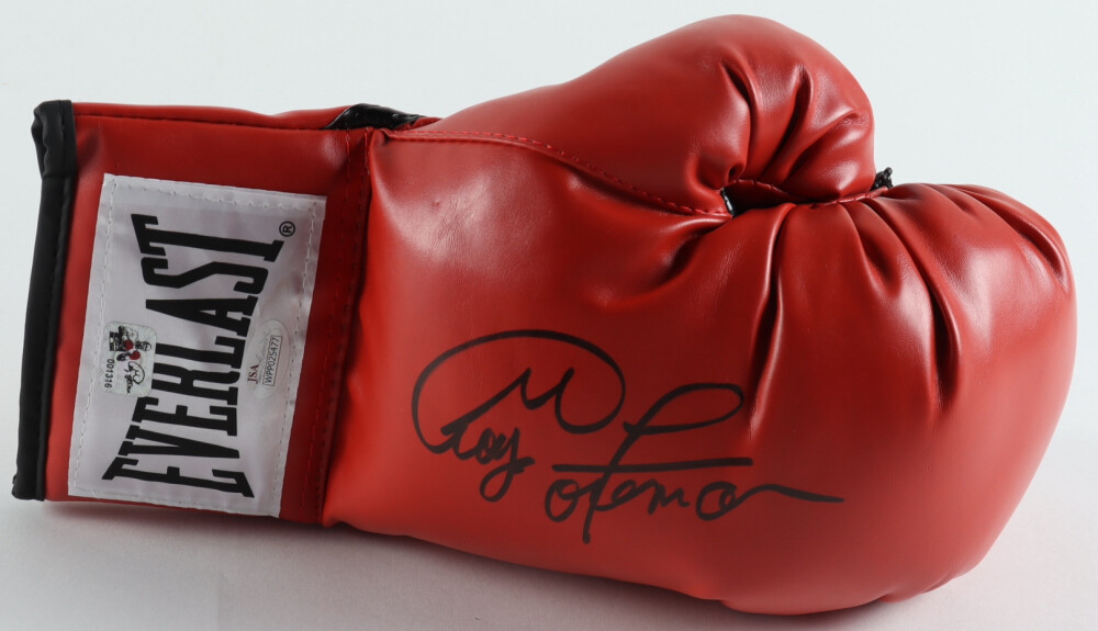 George Foreman AUTOGRAFATO GUANTO Signed Everlast Boxing Glove AUTOGRAFATO AUTOGRAPH Signed Official FOREMAN  Boxing Glove    Signed Doppio Certificato Double Coa GLOVE BOXING SIGNED
