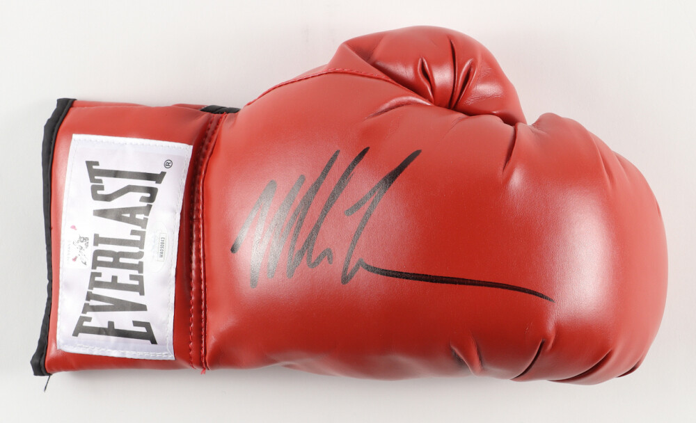 Mike Tyson AUTOGRAPH AUTOGRAFO Signed Boxing Mike Tyson AUTOGRAFO AUTOGRAPH  Signed Everlast Boxing GUANTO AUTOGRAFATO Glove DOUBLE COA