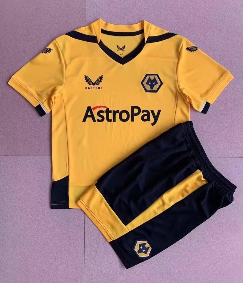 WOLVES KIT COMPLETINO BAMBINI KIDS 2023