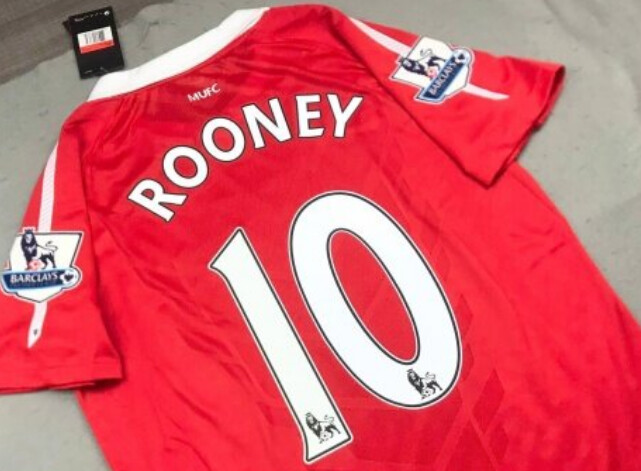 MANCHESTER UNITED  MAGLIA CAMISETAS JERSEY ROONEY 10