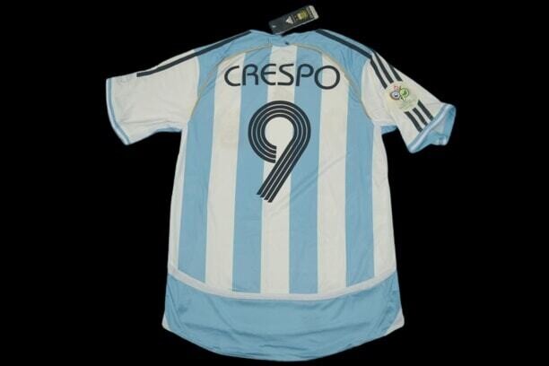 ARGENTINA 2006 WORLD CUP CRESPO 9 MAGLIA JERSEY CAMISETAS scelta nome e numero choice name and number