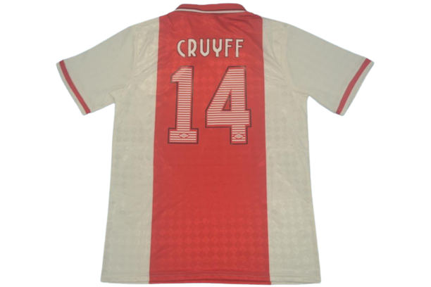 AJAX  MAGLIA JERSEY CAMISETAS 1989 1991 cruyff 14  scelta nome numero choice name number