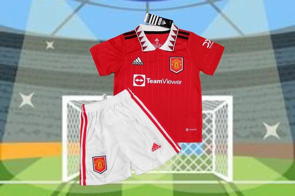 MANCHESTER UNITED  KIT COMPLETINO BAMBINI KIDS