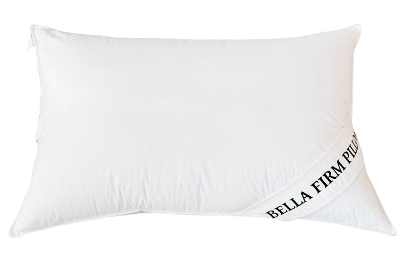 Bella Organic King Pillow 600 Fill-  White Goose Down