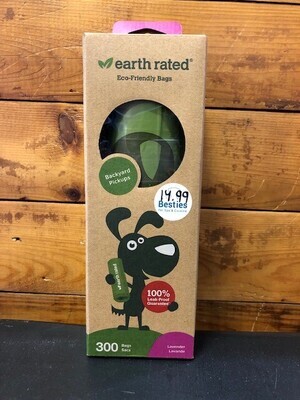 Earth Rated 8” x 13” scented poop bags 300
