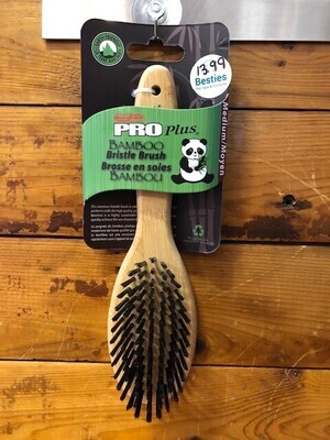 Burgham Pro Plus Bamboo Bristle Brush Medium 