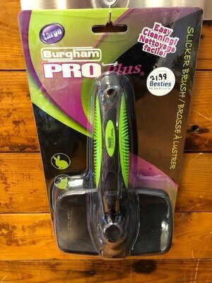 Burgham Pro a plus Slicker Brush Large easy clean 
