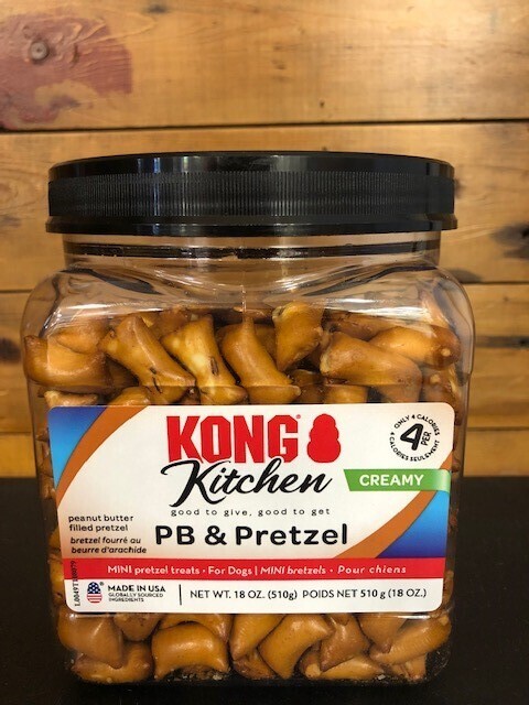 Kong Kitchen creamy PB & Pretzel Dog treat 18 oz
