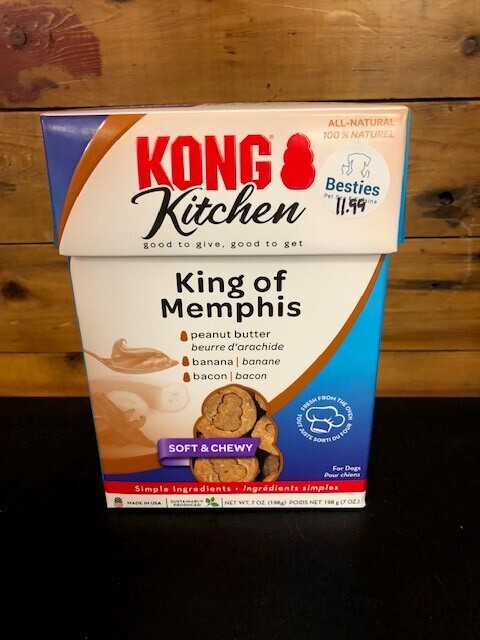 Kong Kitchen King of Memphis soft & chewy  dog 7 oz