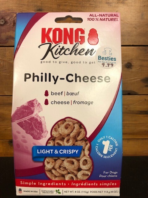 Kong Kitchen Pilly - Cheese Light & Crispy dog treat 4 oz