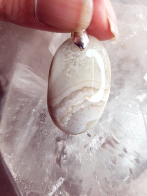 Agate crazy lace grise
